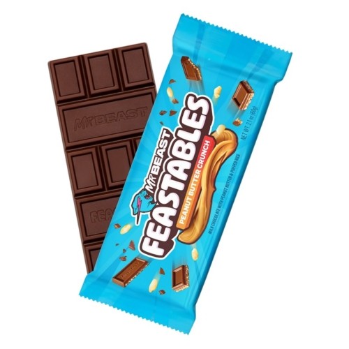  MR BEAST NEW EDITION MILK CHOCOLATE PEANUT BUTTER CRUNCH 60g